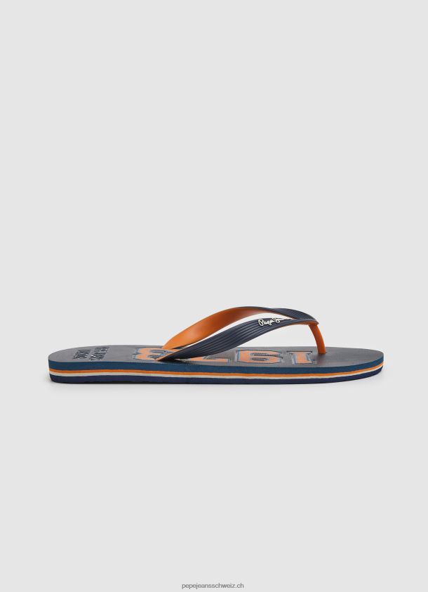 Hawi 1973 Strand-Flip-Flops Männer Pepe Jeans Marine 84XH6T1266