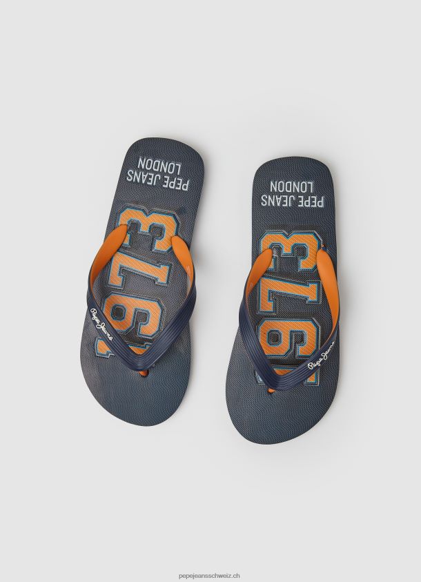 Hawi 1973 Strand-Flip-Flops Männer Pepe Jeans Marine 84XH6T1266