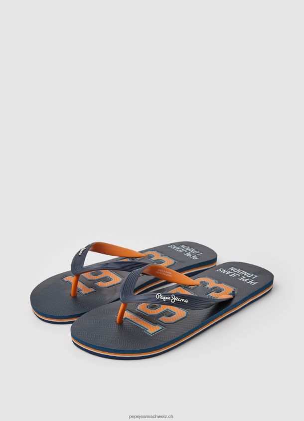 Hawi 1973 Strand-Flip-Flops Männer Pepe Jeans Marine 84XH6T1266