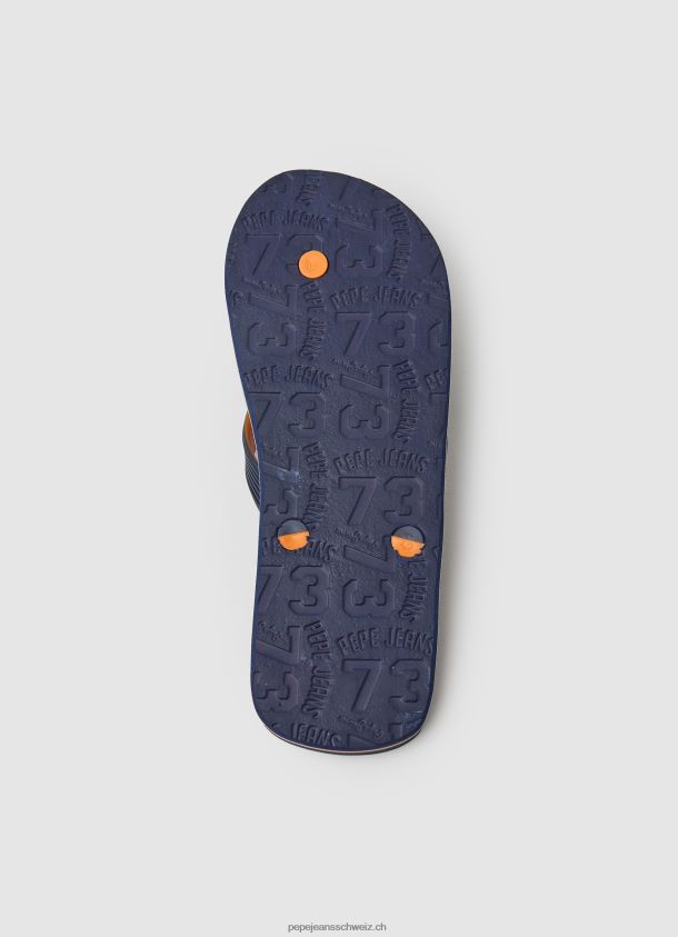 Hawi 1973 Strand-Flip-Flops Männer Pepe Jeans Marine 84XH6T1266