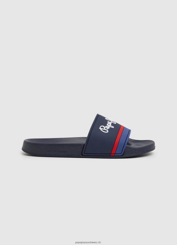 Slider Portobello Beach Flip Flops Männer Pepe Jeans Marine 84XH6T1260
