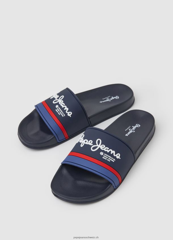 Slider Portobello Beach Flip Flops Männer Pepe Jeans Marine 84XH6T1260