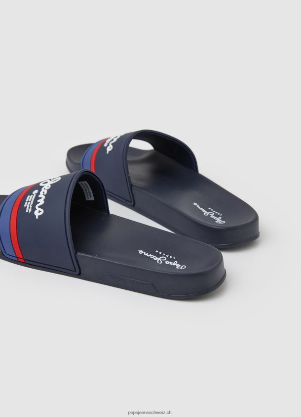 Slider Portobello Beach Flip Flops Männer Pepe Jeans Marine 84XH6T1260