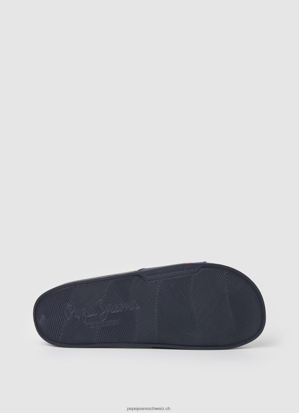 Slider Portobello Beach Flip Flops Männer Pepe Jeans Marine 84XH6T1260