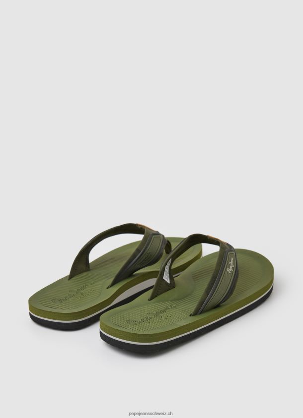 South Beach Camu Beach Flip-Flops Männer Pepe Jeans khakigrün 84XH6T1280
