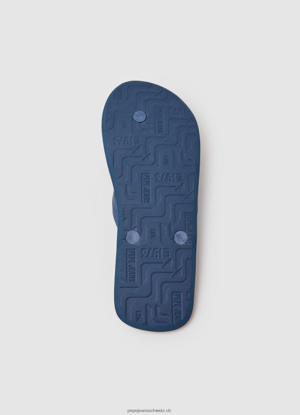 Strand-Flip-Flops mit Walflagge Männer Pepe Jeans Marine 84XH6T1256