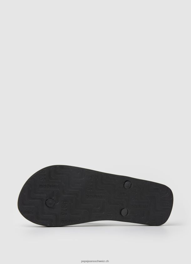 Strand-Flip-Flops mit Whale Sea Männer Pepe Jeans Schwarz 84XH6T1262