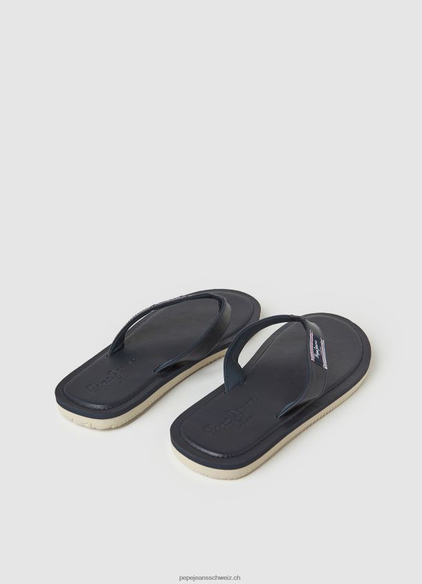 Windsurf-Strand-Flip-Flops Männer Pepe Jeans Marine 84XH6T1276