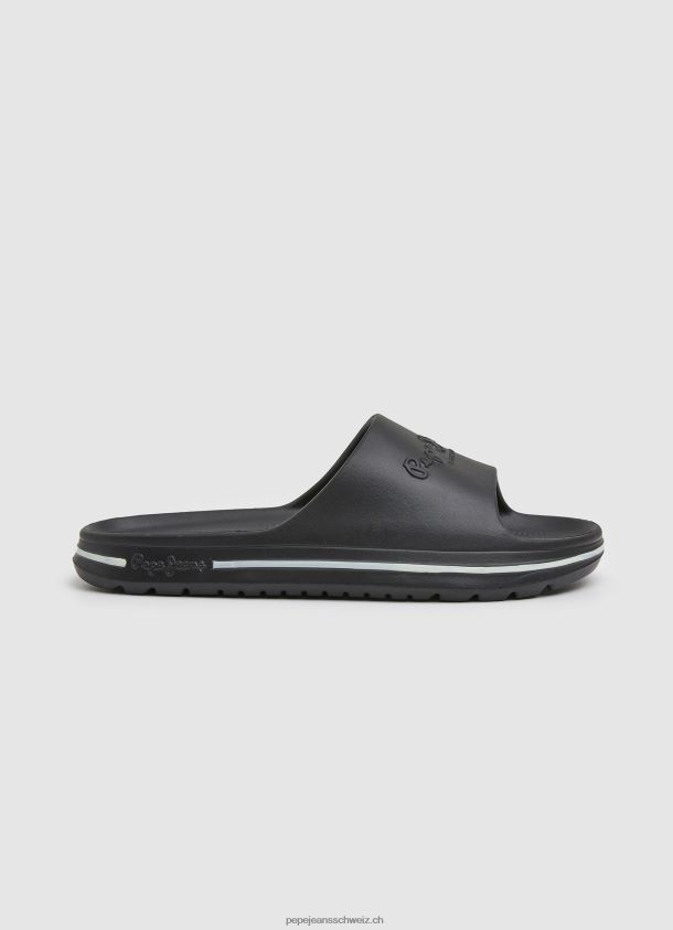 Windsurf-Strand-Flip-Flops Männer Pepe Jeans Schwarz 84XH6T1275