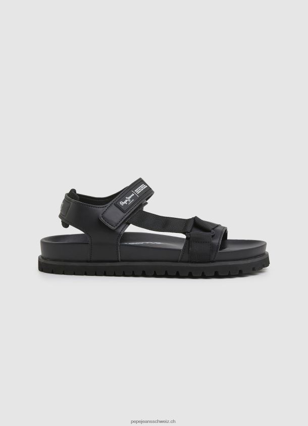 anatomische Sandalen aus Kork Männer Pepe Jeans Schwarz 84XH6T1279