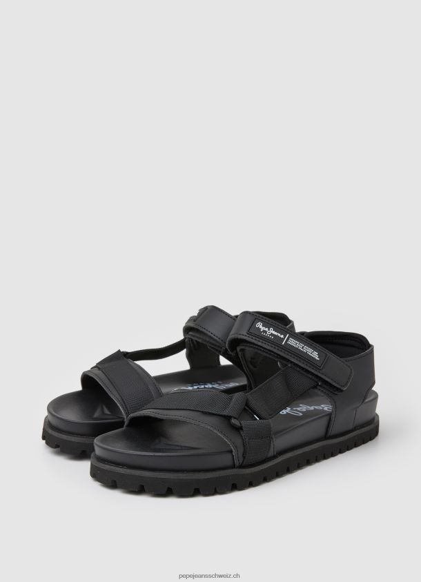 anatomische Sandalen aus Kork Männer Pepe Jeans Schwarz 84XH6T1279