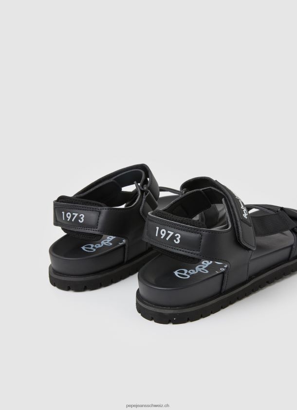 anatomische Sandalen aus Kork Männer Pepe Jeans Schwarz 84XH6T1279