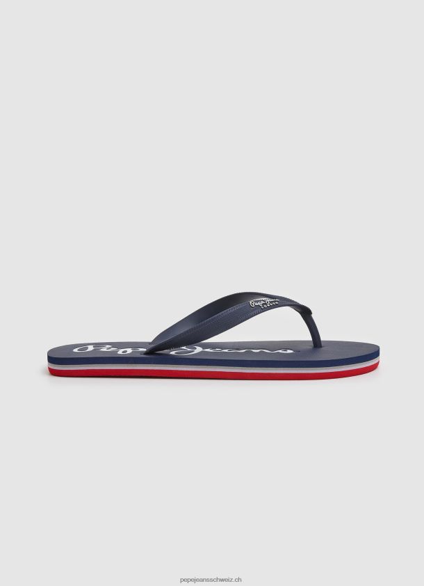 bay beach einfache strandflipflops Männer Pepe Jeans Marine 84XH6T1258