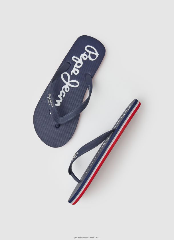 bay beach einfache strandflipflops Männer Pepe Jeans Marine 84XH6T1258
