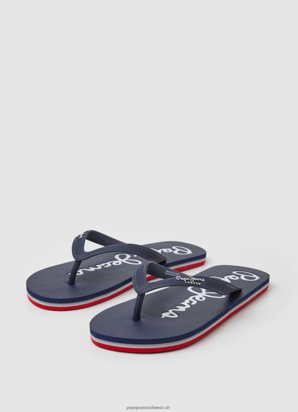 bay beach einfache strandflipflops Männer Pepe Jeans Marine 84XH6T1258