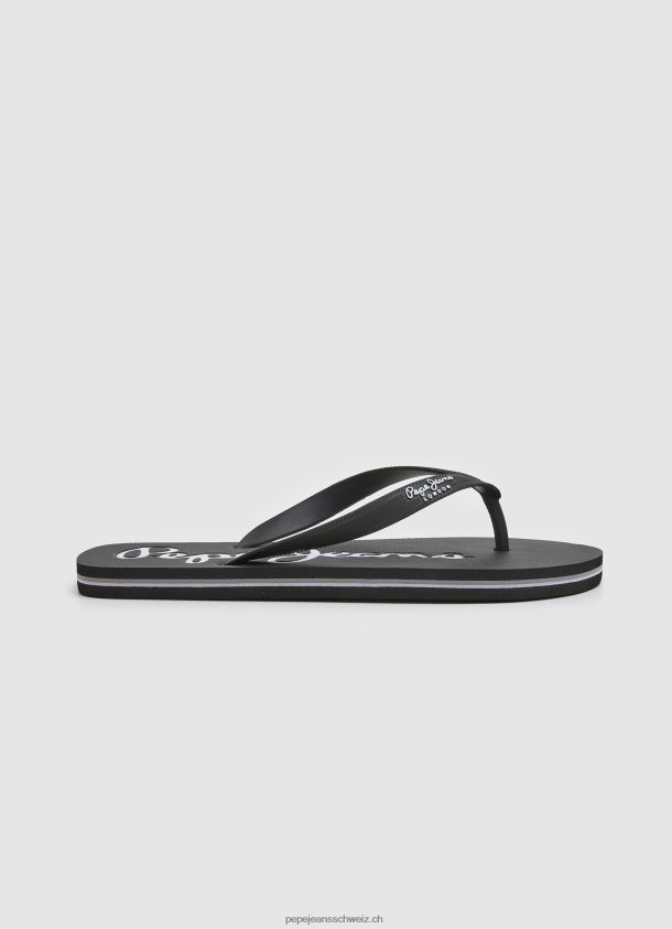 bay beach einfache strandflipflops Männer Pepe Jeans Schwarz 84XH6T1265