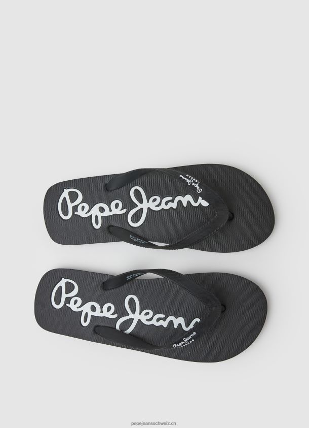 bay beach einfache strandflipflops Männer Pepe Jeans Schwarz 84XH6T1265