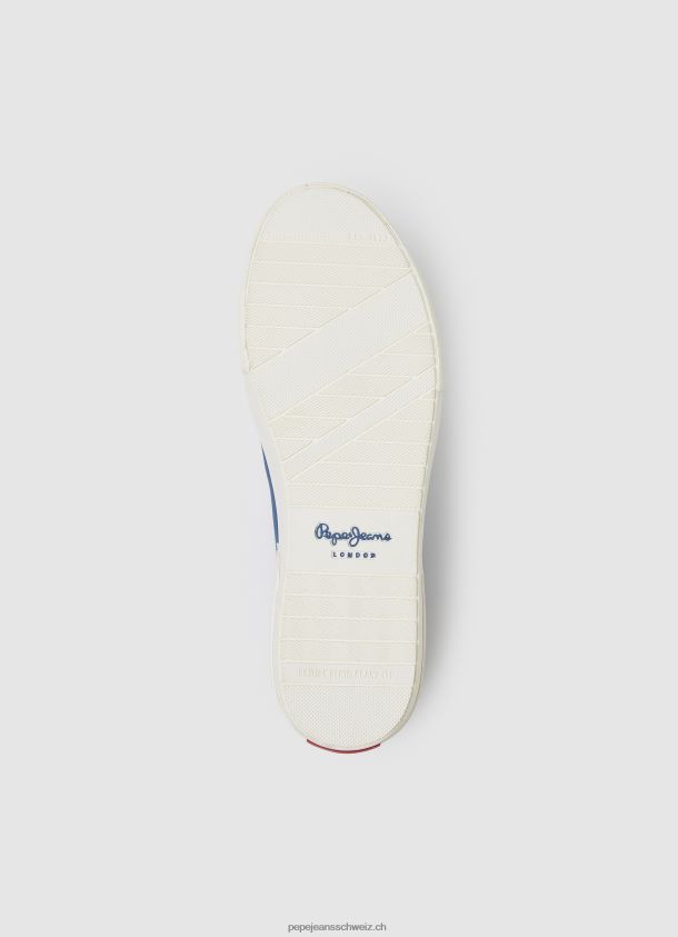 Allen Flag vulkanisierte Turnschuhe Männer Pepe Jeans Indigo 84XH6T1204