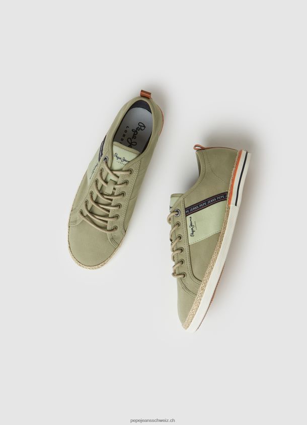 Blücher Segeltuchturnschuhe Männer Pepe Jeans Armee 84XH6T1215