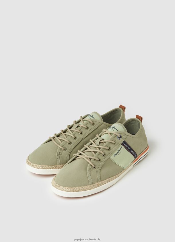 Blücher Segeltuchturnschuhe Männer Pepe Jeans Armee 84XH6T1215