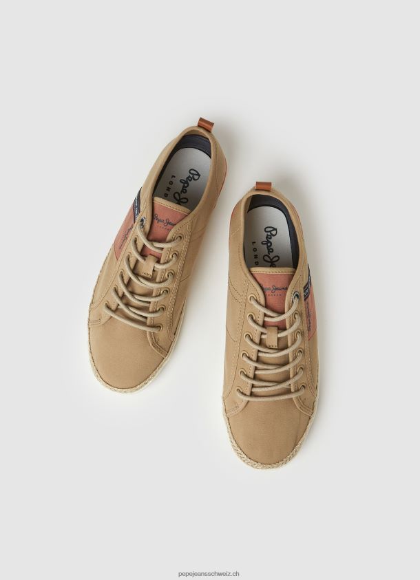Blücher Segeltuchturnschuhe Männer Pepe Jeans Kamel 84XH6T1195