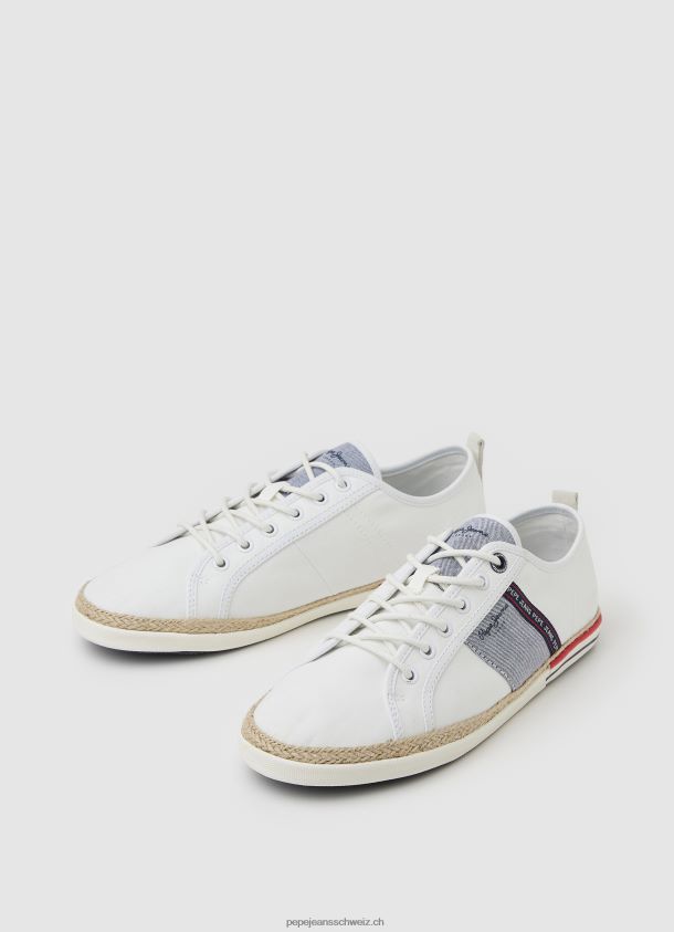 Blücher Segeltuchturnschuhe Männer Pepe Jeans Weiss 84XH6T1216