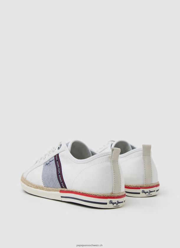 Blücher Segeltuchturnschuhe Männer Pepe Jeans Weiss 84XH6T1216