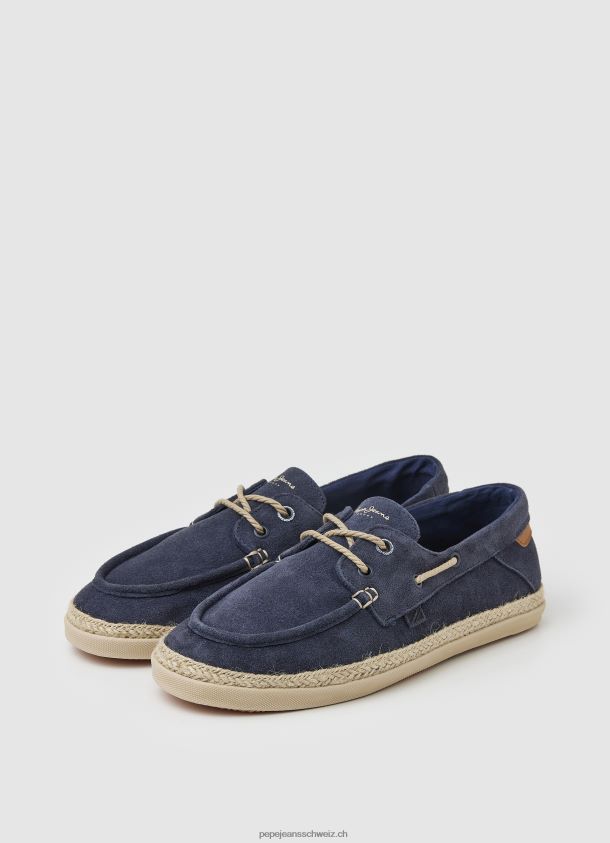 Bootsturnschuhe aus Wildleder Männer Pepe Jeans Ozean 84XH6T1193