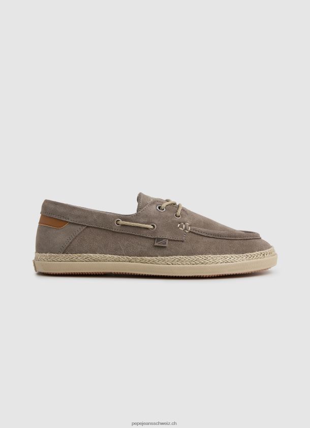 Bootsturnschuhe aus Wildleder Männer Pepe Jeans dunkler Stein 84XH6T1194