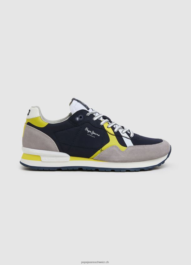 Brit kombinierte Turnschuhe Männer Pepe Jeans Marine 84XH6T1217