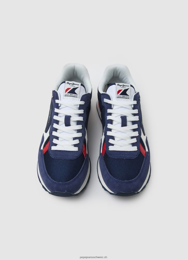Brit kombinierte Turnschuhe Männer Pepe Jeans Marine 84XH6T1218