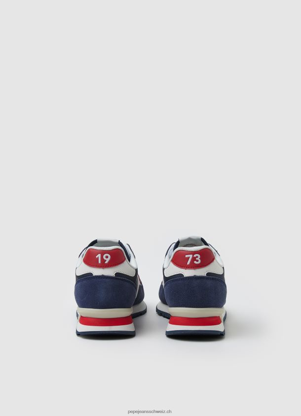 Brit kombinierte Turnschuhe Männer Pepe Jeans Marine 84XH6T1218