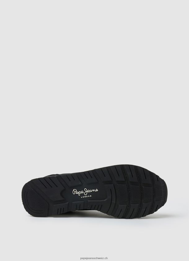 Brit kombinierte Turnschuhe Männer Pepe Jeans Schwarz 84XH6T1200