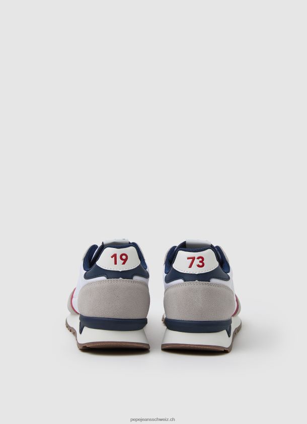 Brit kombinierte Turnschuhe Männer Pepe Jeans Weiss 84XH6T1182