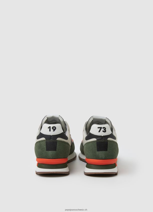 Brit kombinierte Turnschuhe Männer Pepe Jeans khakigrün 84XH6T1185
