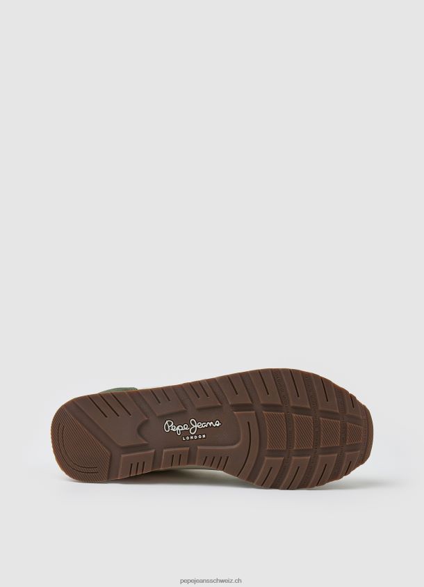 Brit kombinierte Turnschuhe Männer Pepe Jeans khakigrün 84XH6T1185