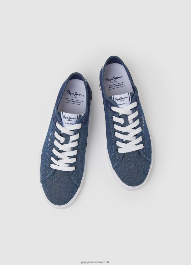 Kenton Basic-Turnschuhe Männer Pepe Jeans Chambray 84XH6T1213