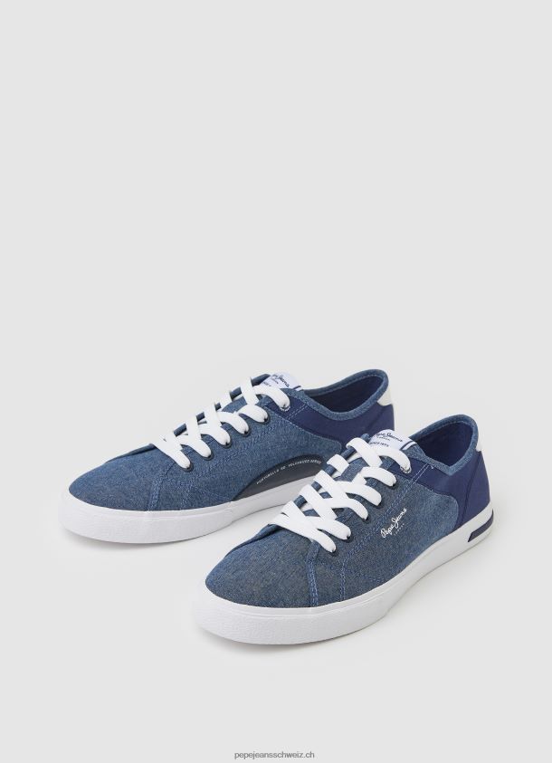 Kenton Basic-Turnschuhe Männer Pepe Jeans Chambray 84XH6T1213