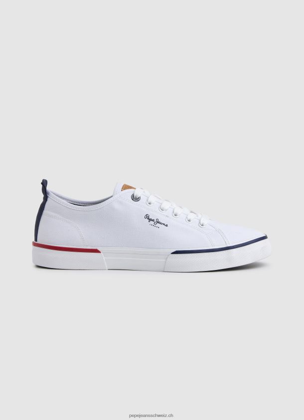 Kenton Smart Basic Turnschuhe Männer Pepe Jeans Weiss 84XH6T1244