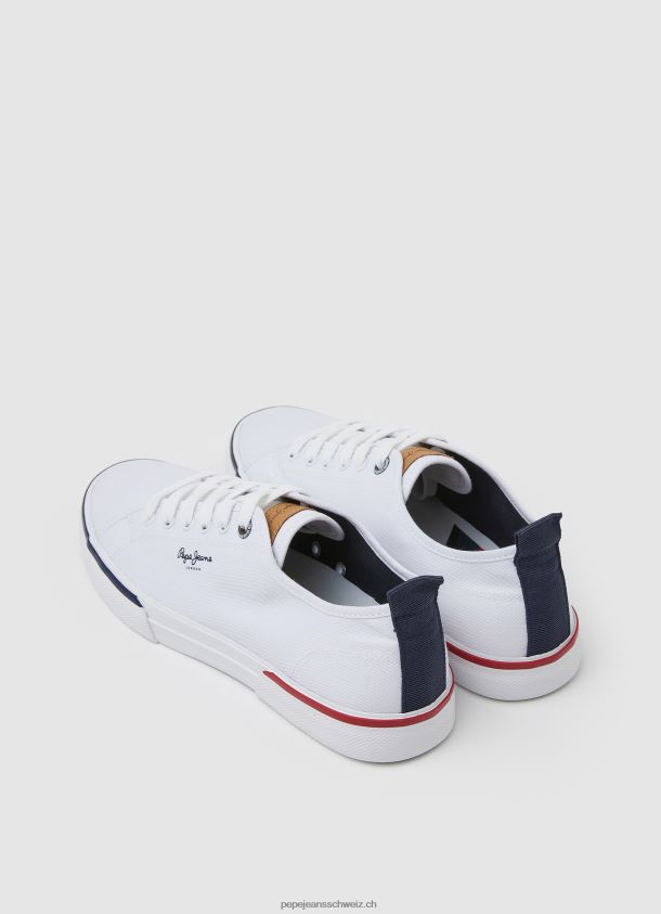 Kenton Smart Basic Turnschuhe Männer Pepe Jeans Weiss 84XH6T1244