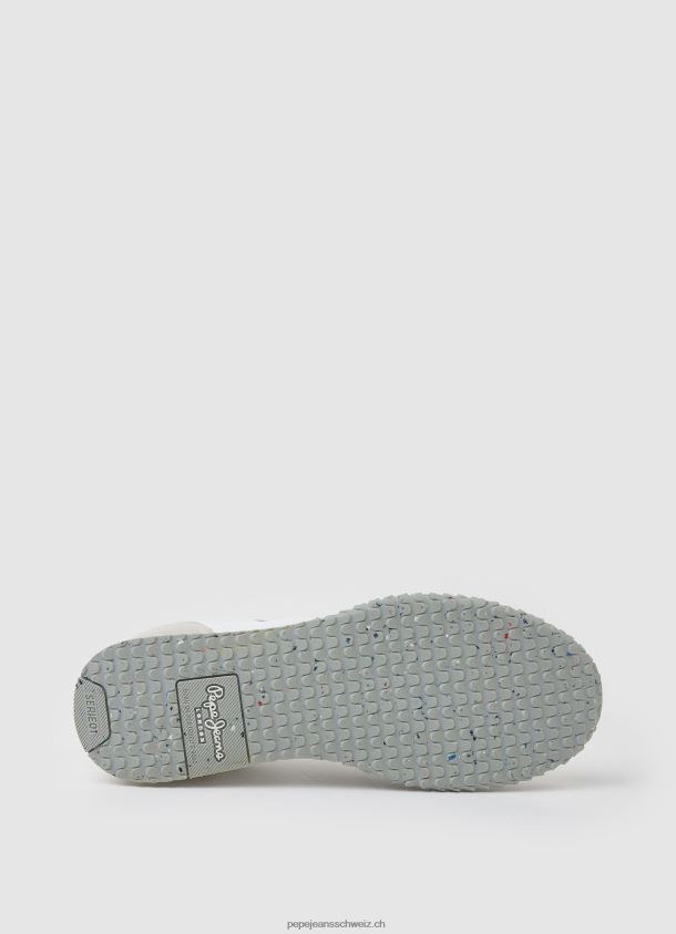 Kombinierte Retro-Sneaker Männer Pepe Jeans Weiss 84XH6T1231