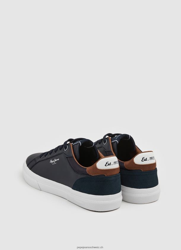 Kombinierte Turnschuhe von Kenton Court Männer Pepe Jeans Marine 84XH6T1243