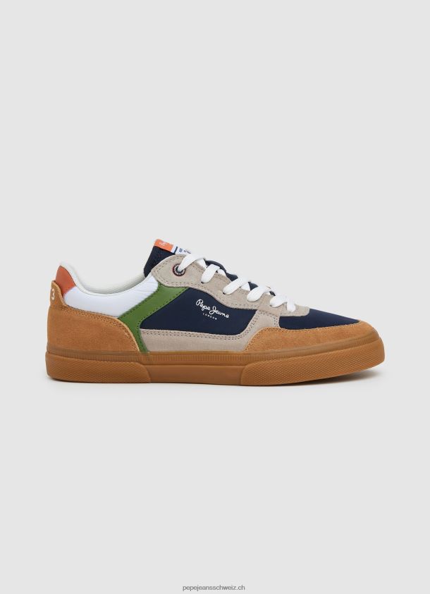 Kombinierte Turnschuhe von Kenton Männer Pepe Jeans bräunen 84XH6T1167