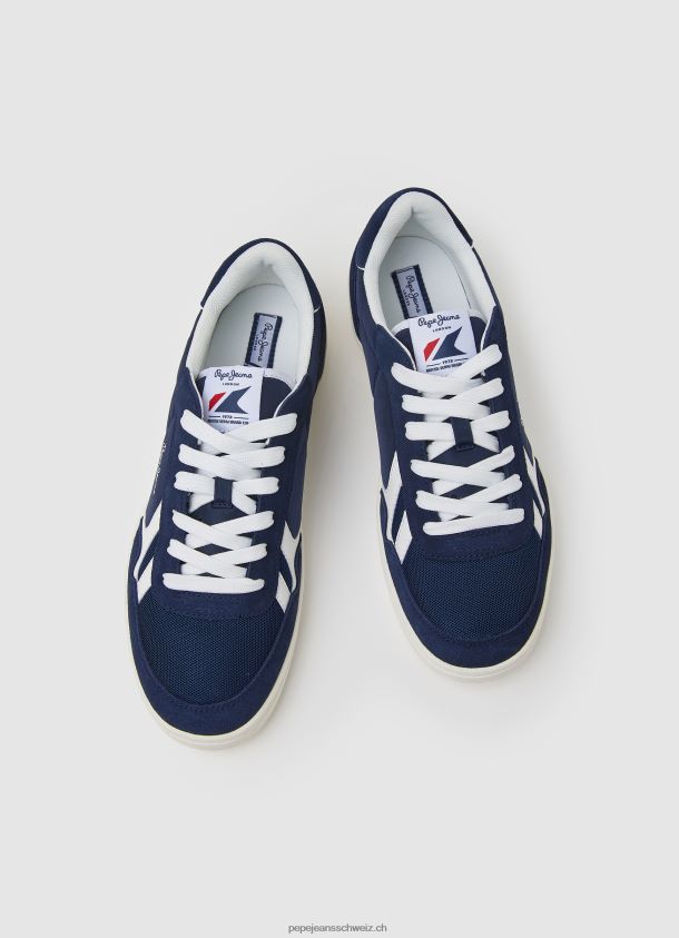 Kore Vintage kombinierte Turnschuhe Männer Pepe Jeans Marine 84XH6T1201