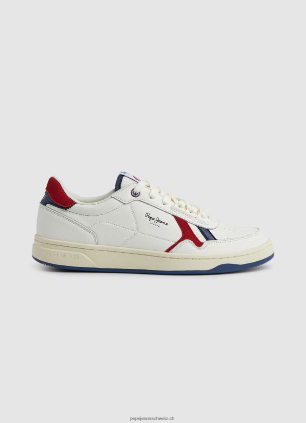 Kore Vintage kombinierte Turnschuhe Männer Pepe Jeans Rot 84XH6T1172