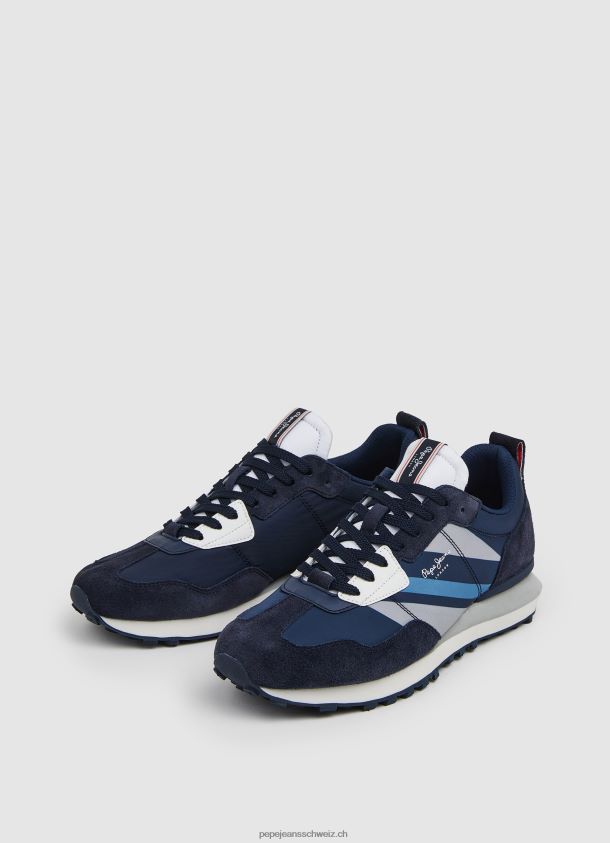 Pflegemann kombinierte Turnschuhe Männer Pepe Jeans Marine 84XH6T1184