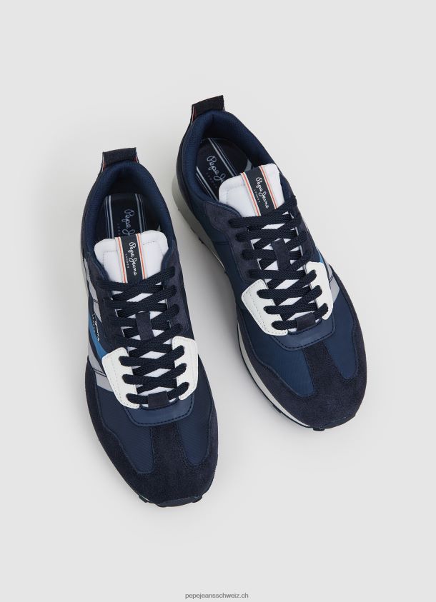 Pflegemann kombinierte Turnschuhe Männer Pepe Jeans Marine 84XH6T1184