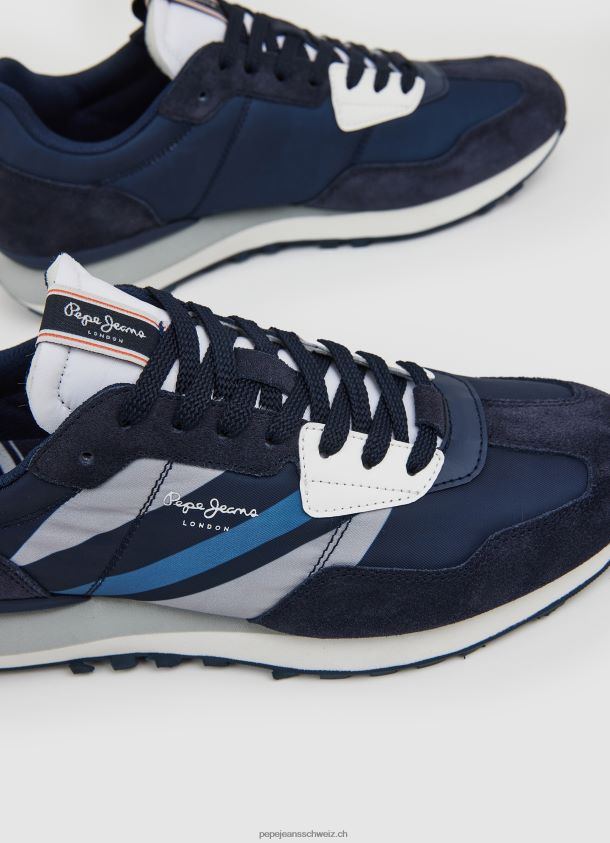 Pflegemann kombinierte Turnschuhe Männer Pepe Jeans Marine 84XH6T1184