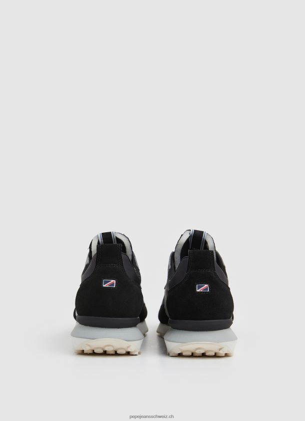 Pflegemann kombinierte Turnschuhe Männer Pepe Jeans Schwarz 84XH6T1199