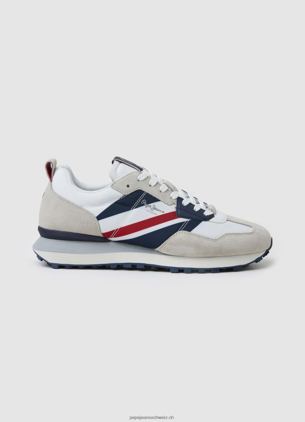 Pflegemann kombinierte Turnschuhe Männer Pepe Jeans Weiss 84XH6T1173